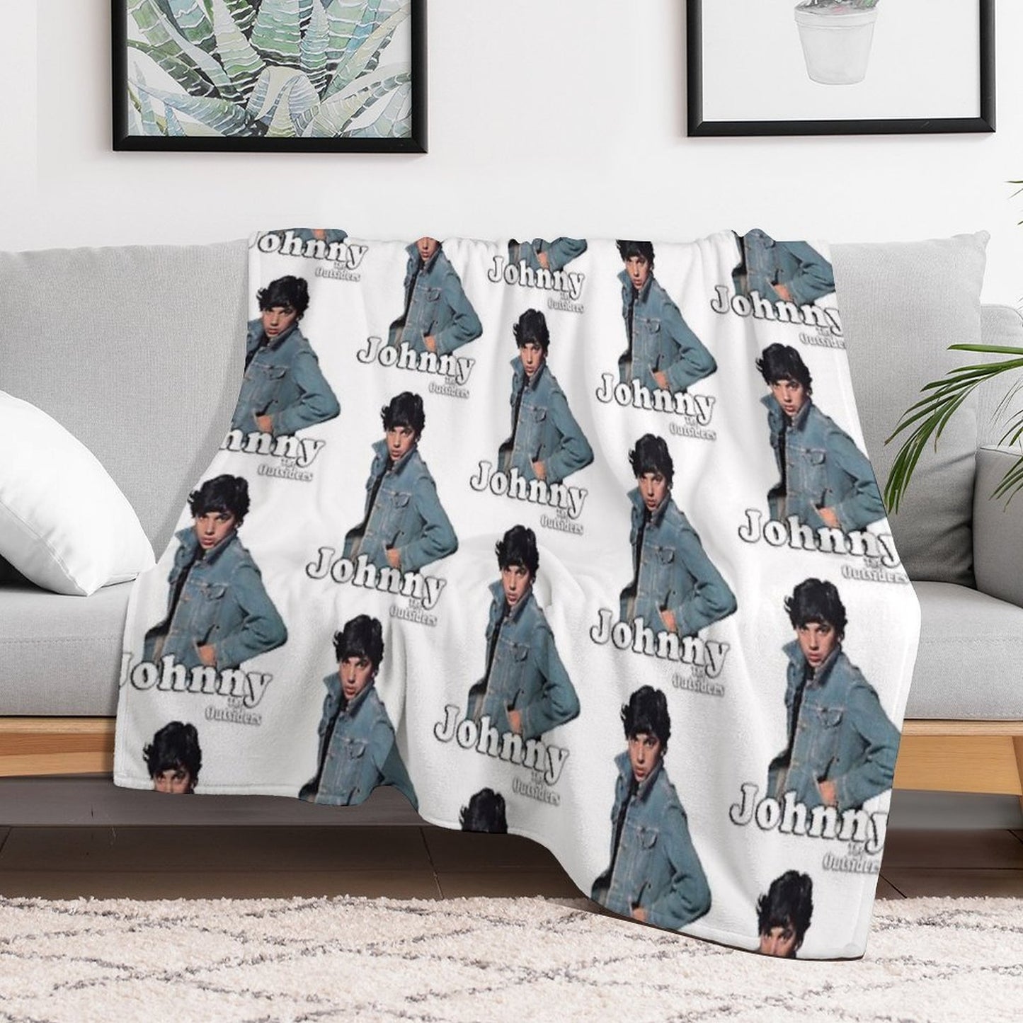 Johnny Cade (The Outsiders) Plush Throw Blanket