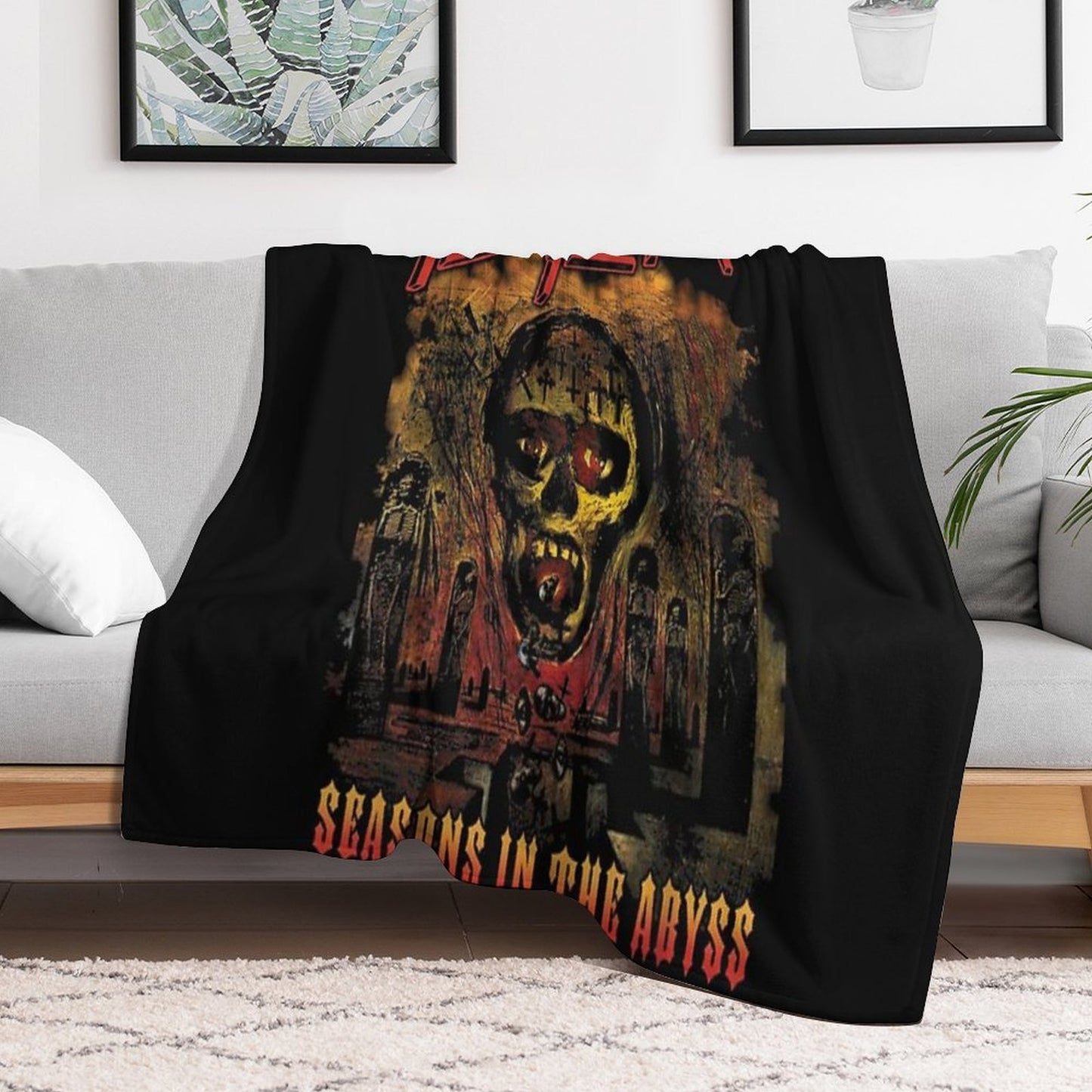 Retro Orange Logo Compact Throw Blanket