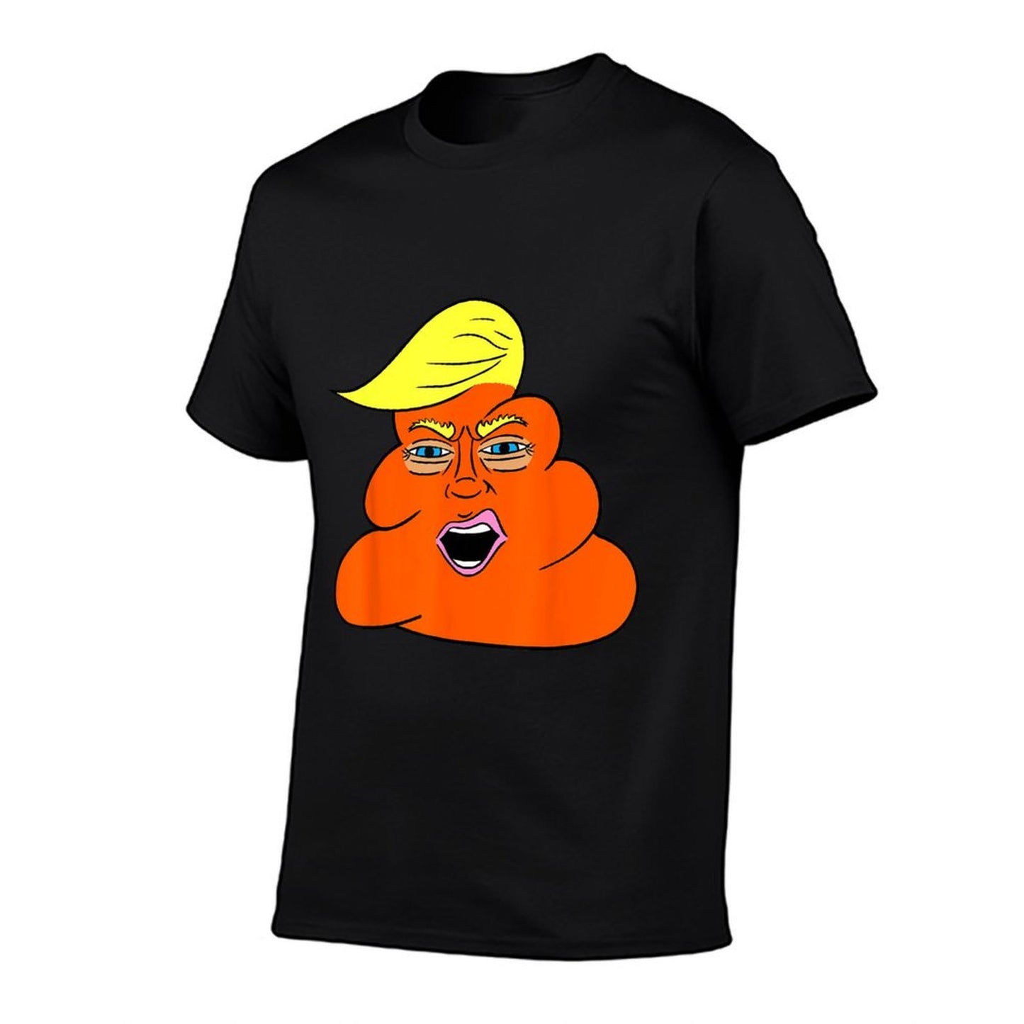 Trump Hairt Orange Turd Shit Cotton T-Shirt