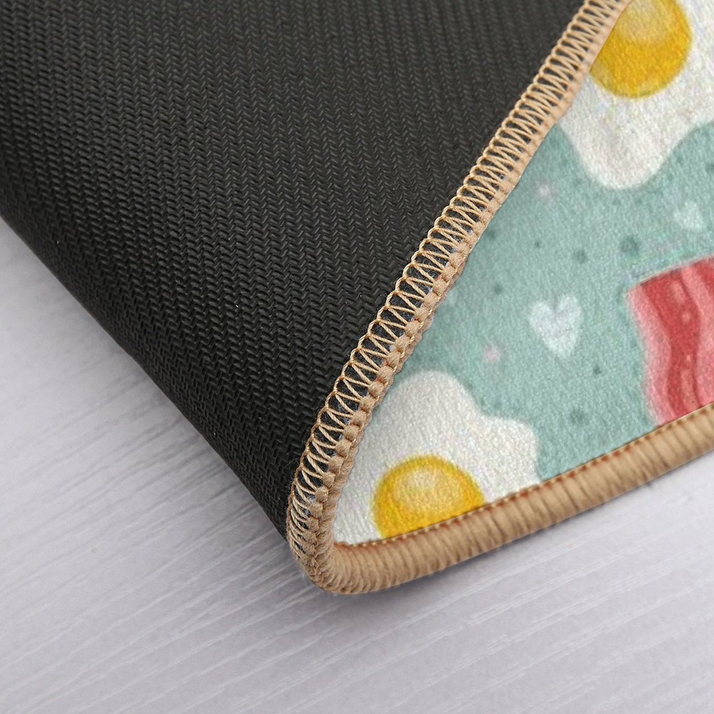 Egg And Bacon High-Traffic Bath Mat