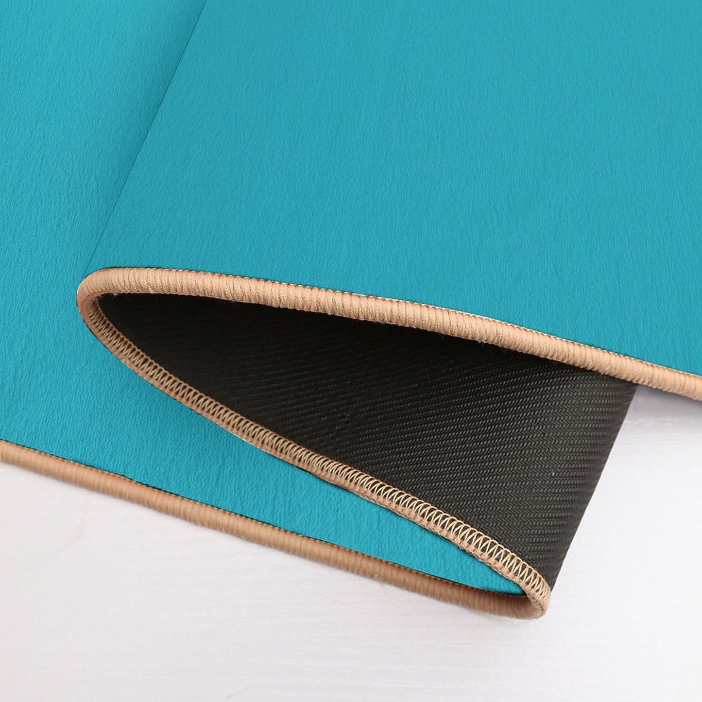Eastern Blue Solid Color Rapid-Drying Bath Mat