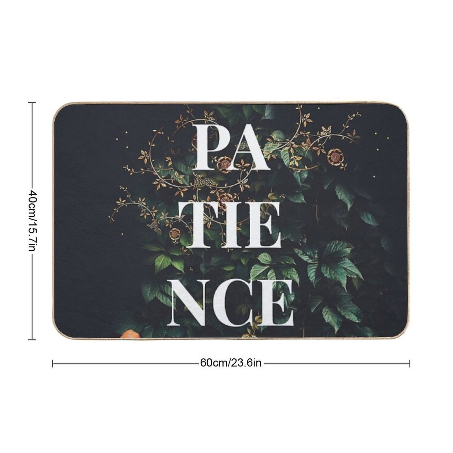 Patience Dirt-Trapping Bath Mat
