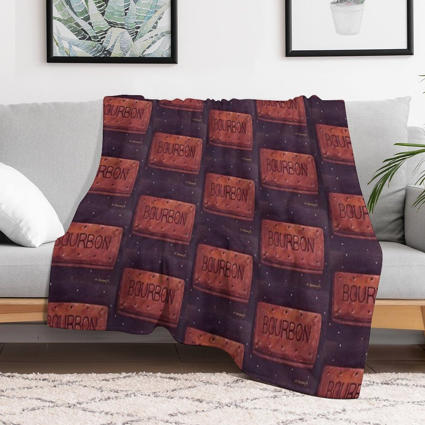 Bourbon Biscuit All-season Throw Blanket