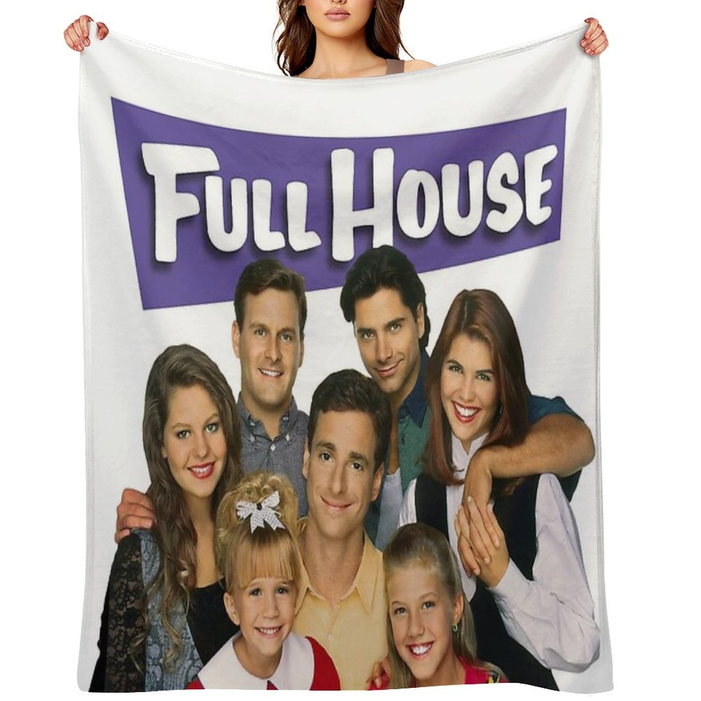 Full House Velvety-soft Throw Blanket