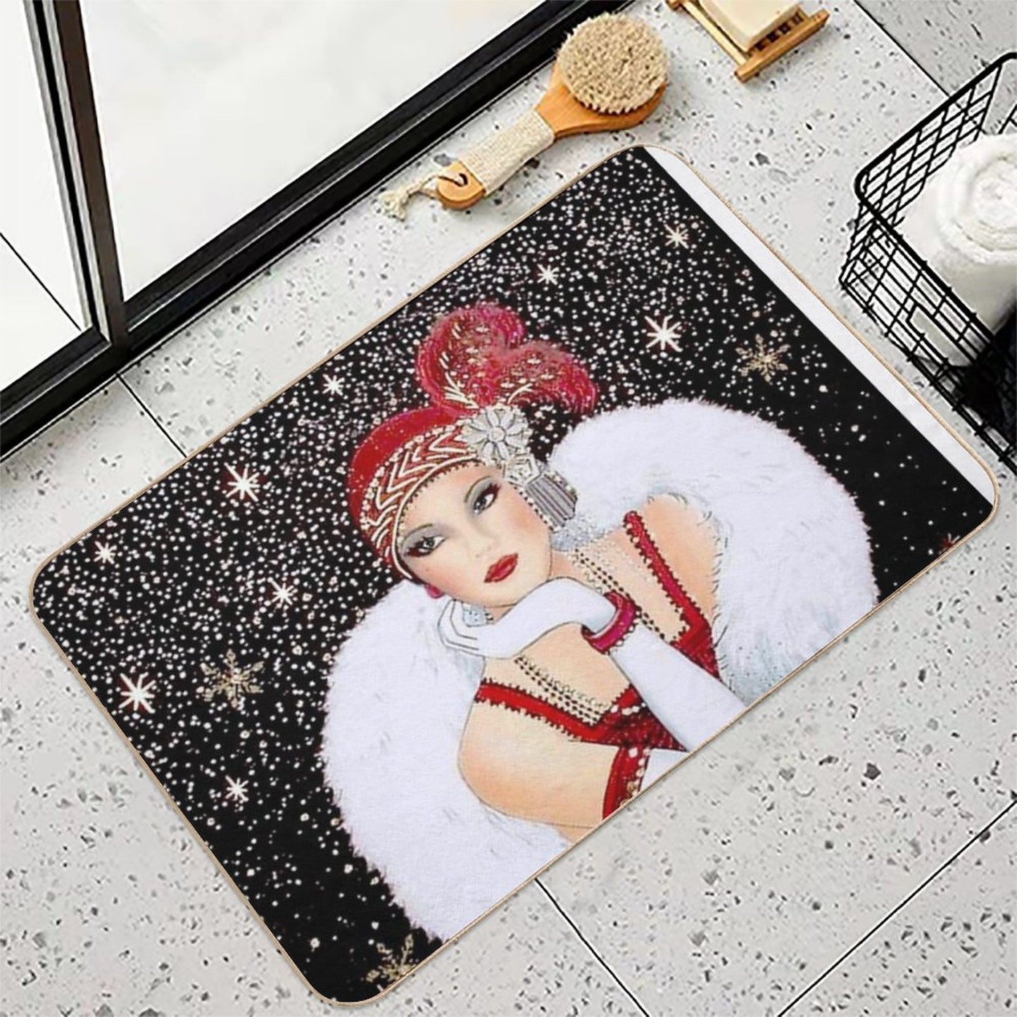 FLAPPER Vintage 1931 Beautiful Fashion Magazine Advertising Print Odorless Bath Mat