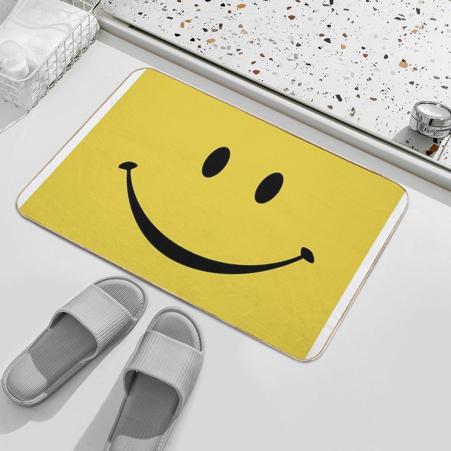 Smiley Face Odorless Bath Mat