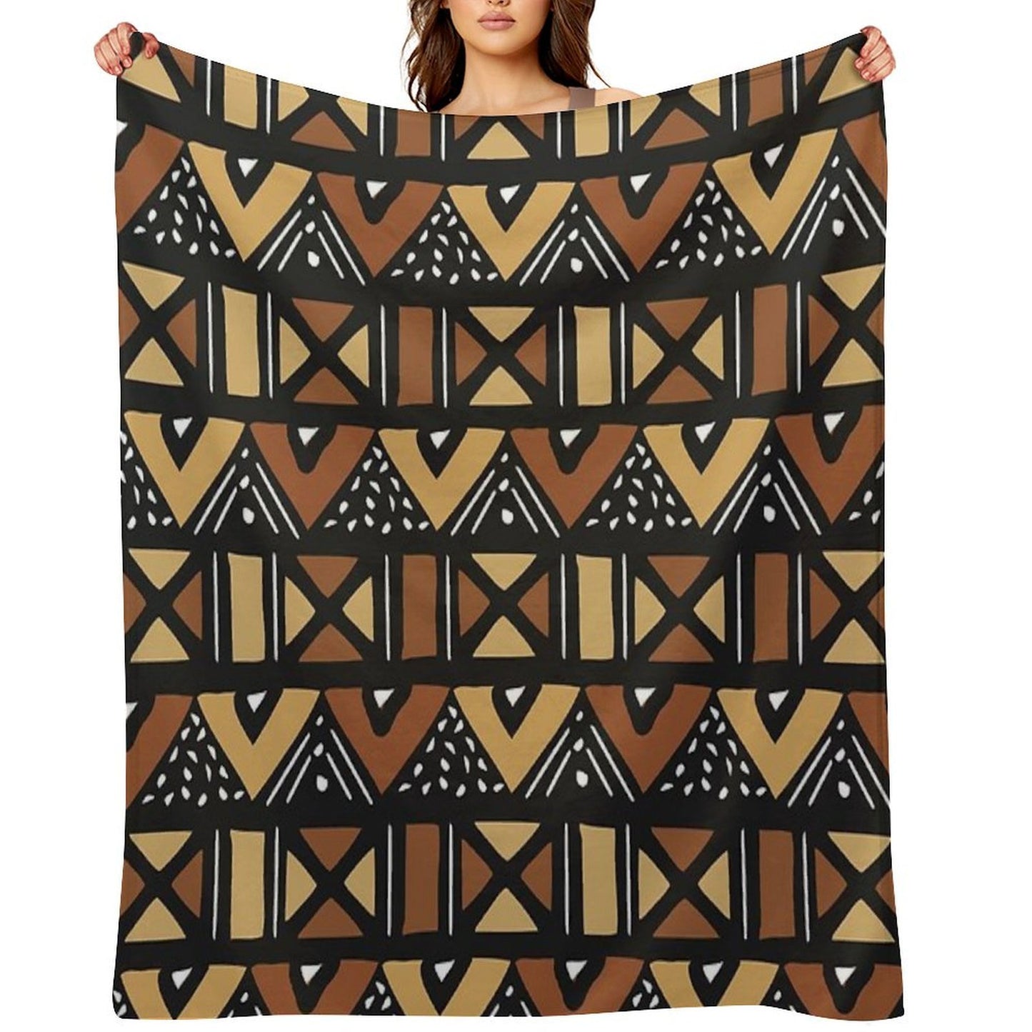 Mud Cloth Mali Compact Throw Blanket