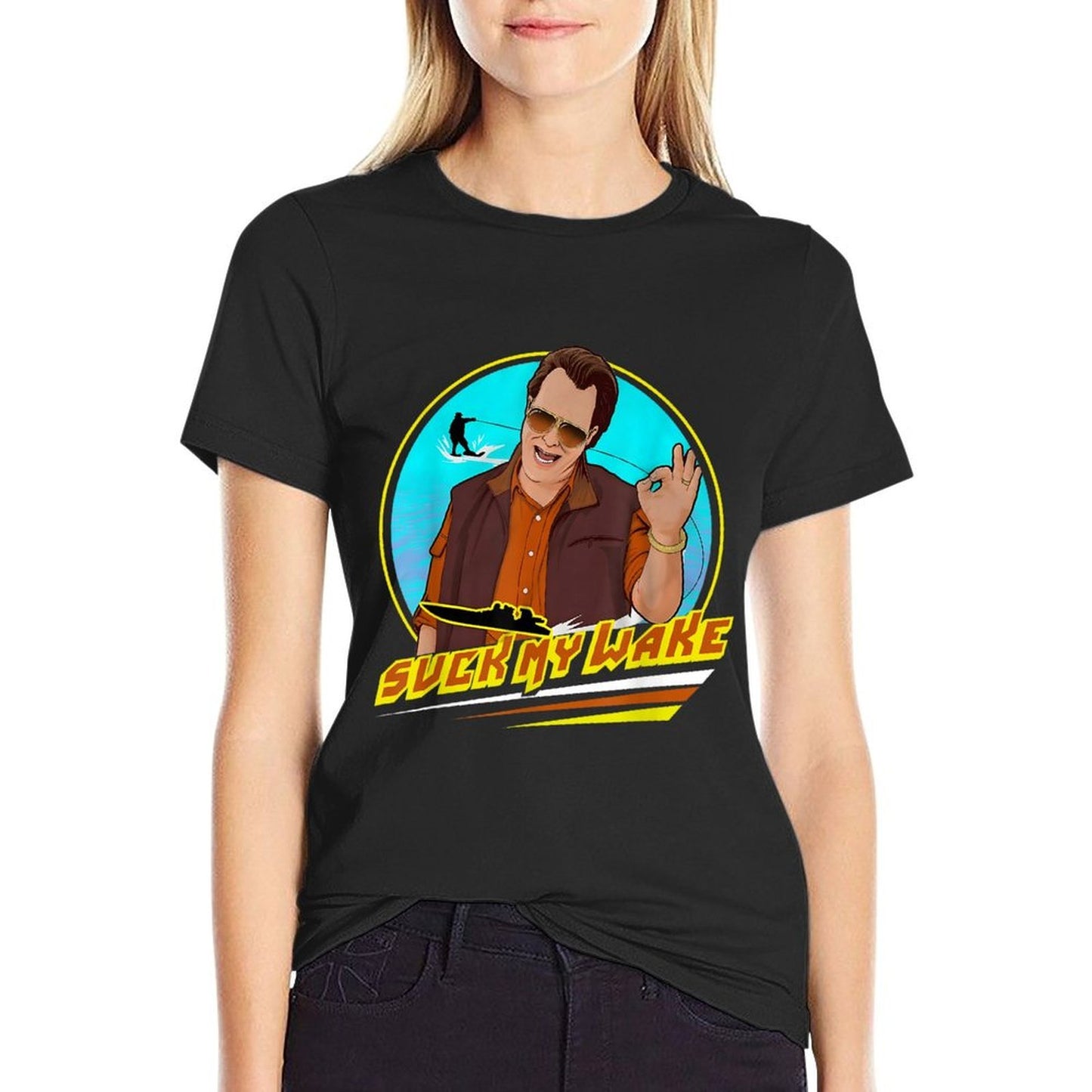 Suck My Wake Outdoors Vintage 70s Great Classic T-Shirt