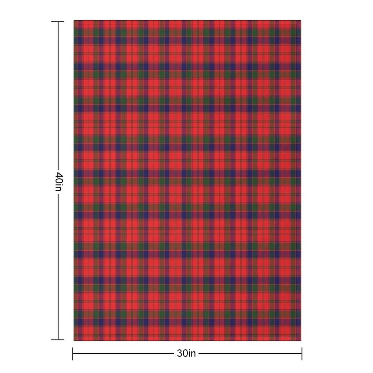 Clan Robertson Tartan Anti-pilling Throw Blanket