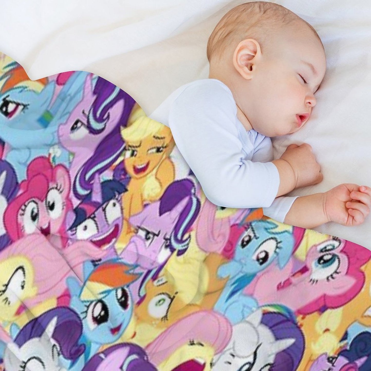 Mane Seven Mess Sustainable Throw Blanket