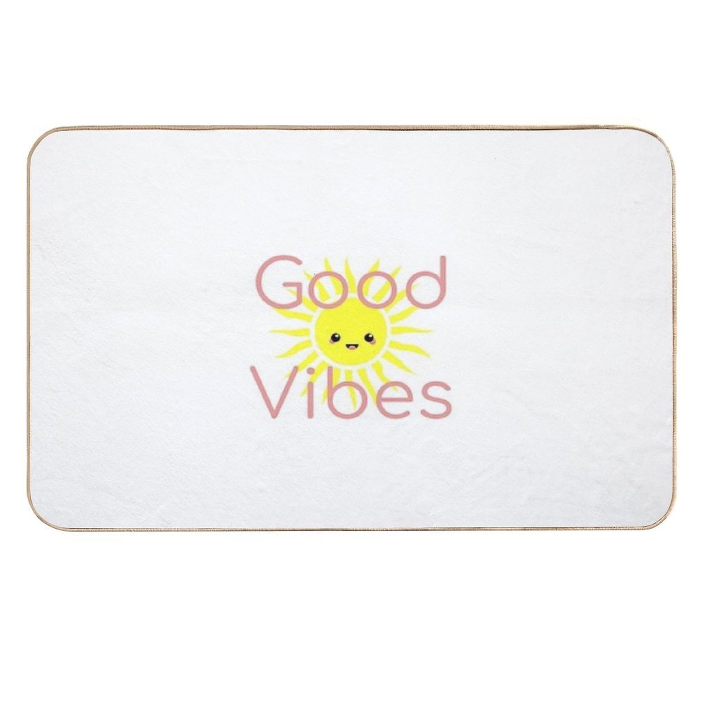 Good Vibes Sun Non-Slip Bath Mat