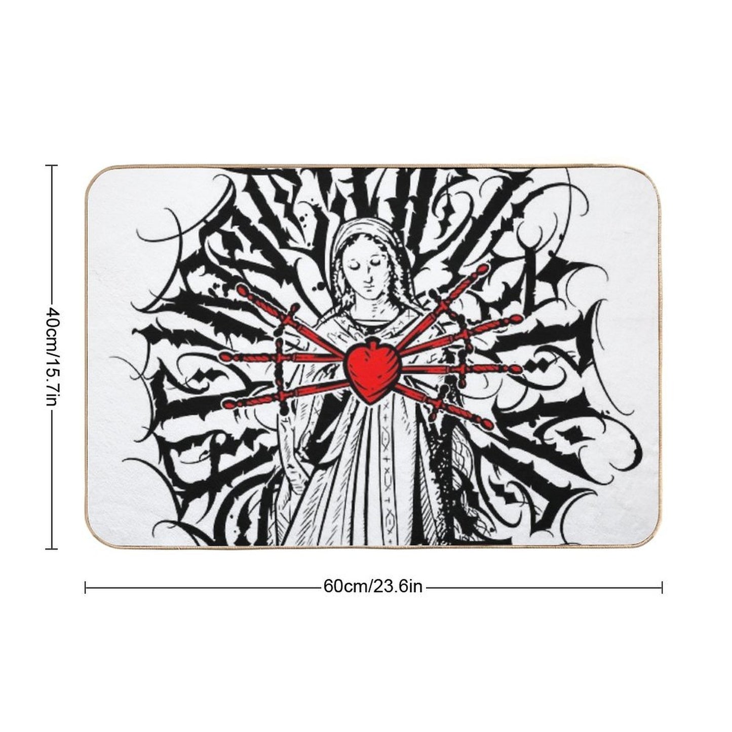 Maria Seven Swords Toxin-Free Bath Mat