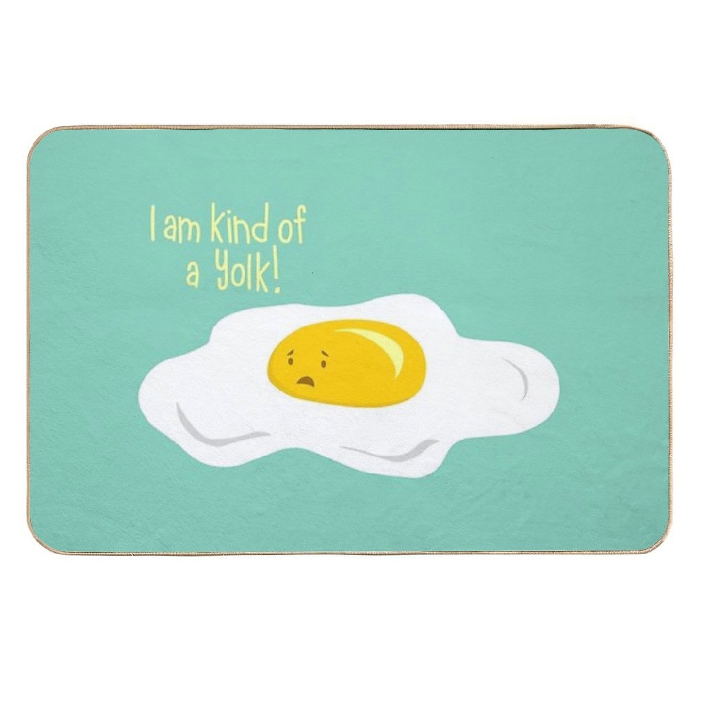 Egg-sactly! Easy To Clean Bath Mat