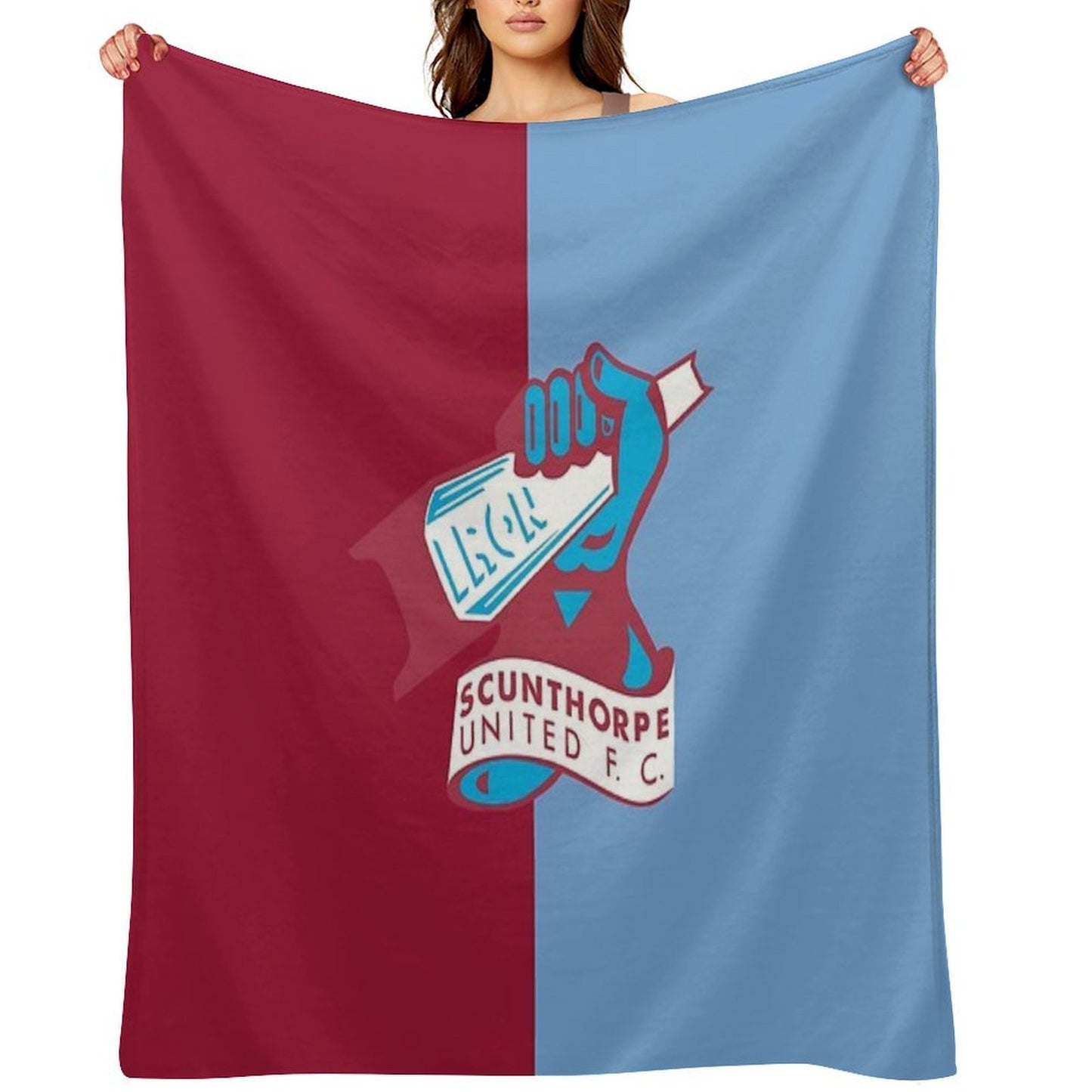 Scunthorpe United FC All-season Throw Blanket