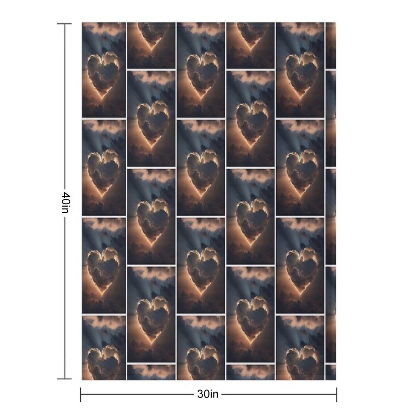 Love Cloud Style 1 Plush Throw Blanket