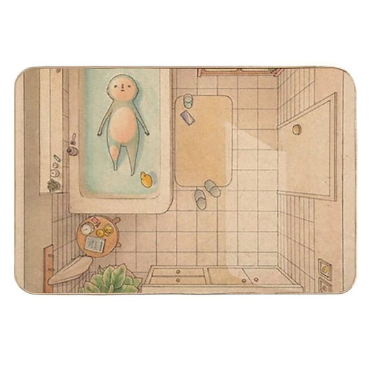 Vintage Another Bath  Repositionable Bath Mat