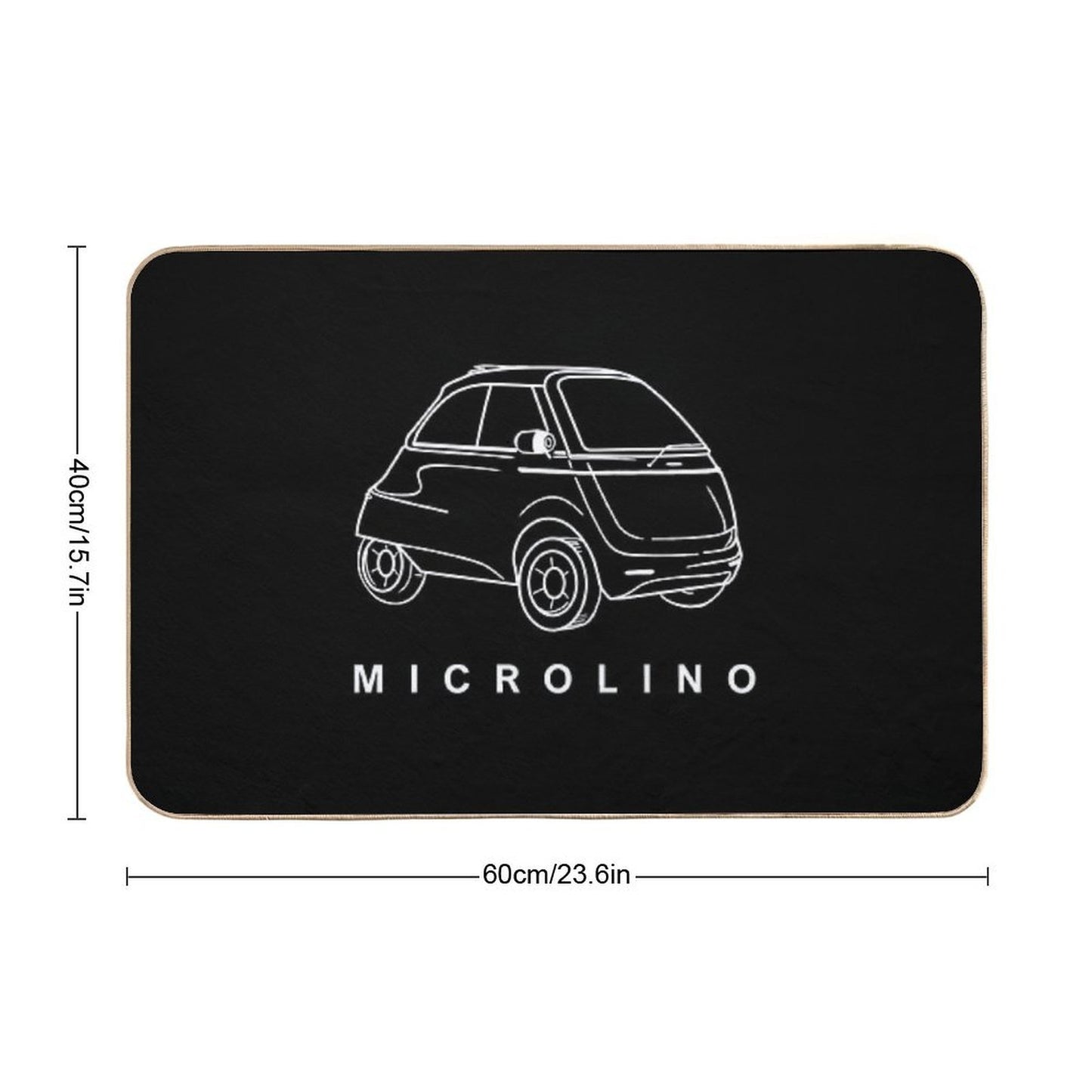 Microlino Bubble Car Stain-Proof Bath Mat
