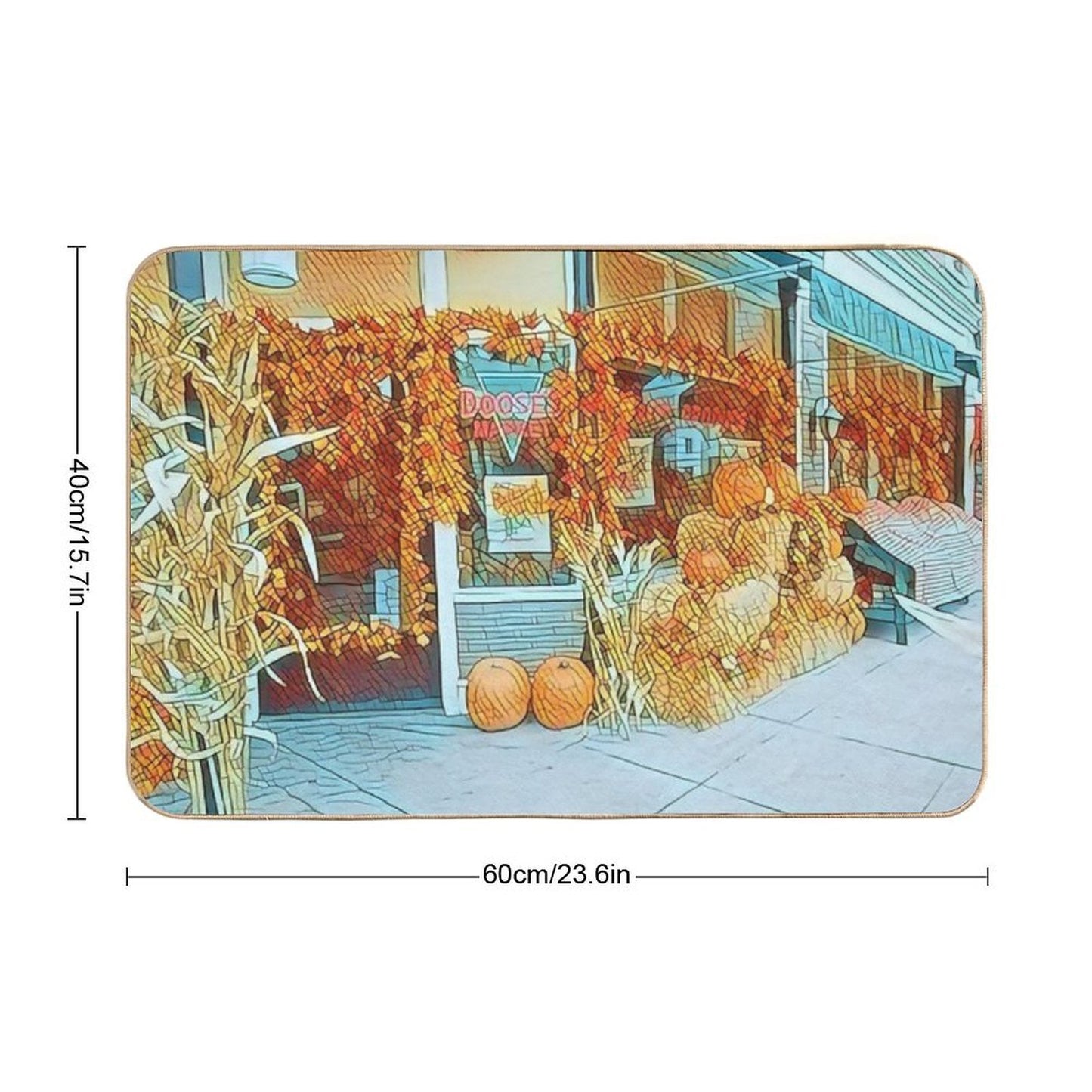 The Town Market Repositionable Bath Mat