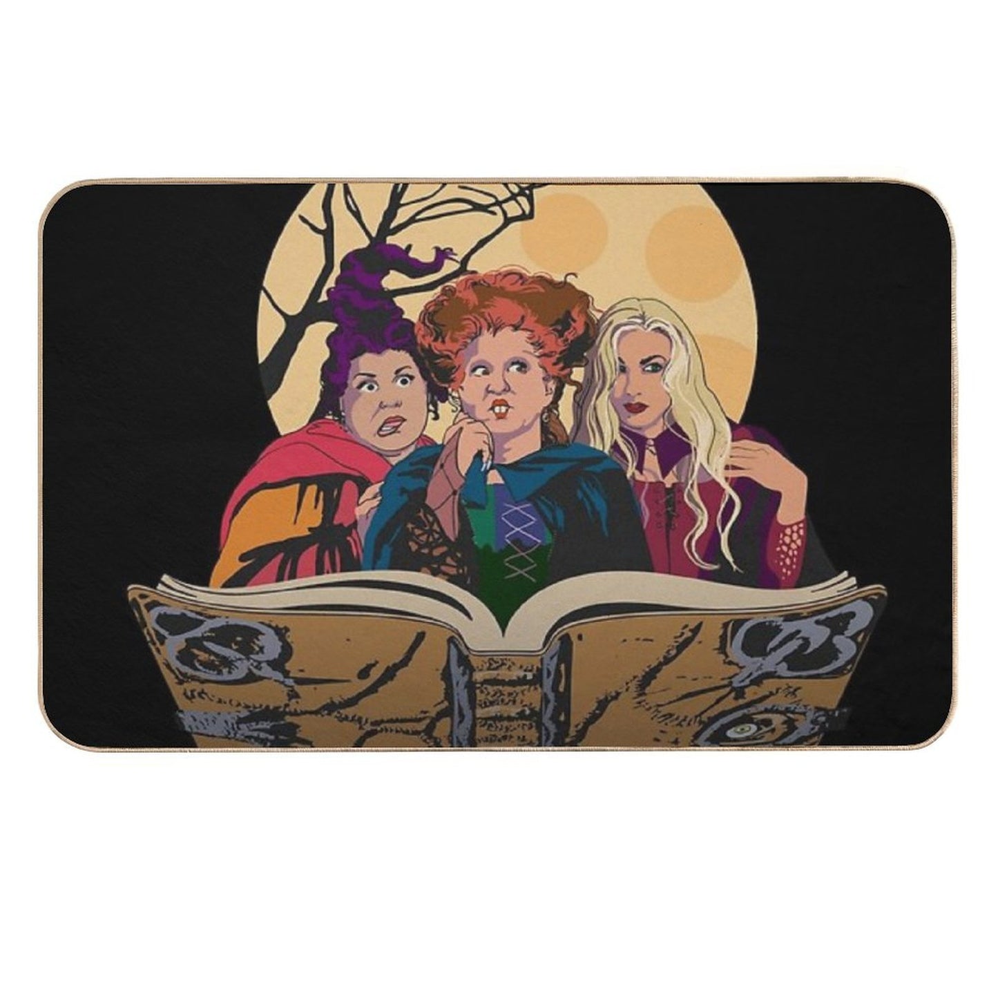 Hocus Pocus Sanderson Sisters High-Traffic Bath Mat
