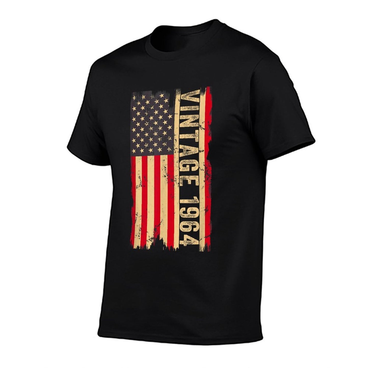 Vintage 1964 60th Birthday Gifts 60 Years Old American Summer-ready Fabric T-Shirt