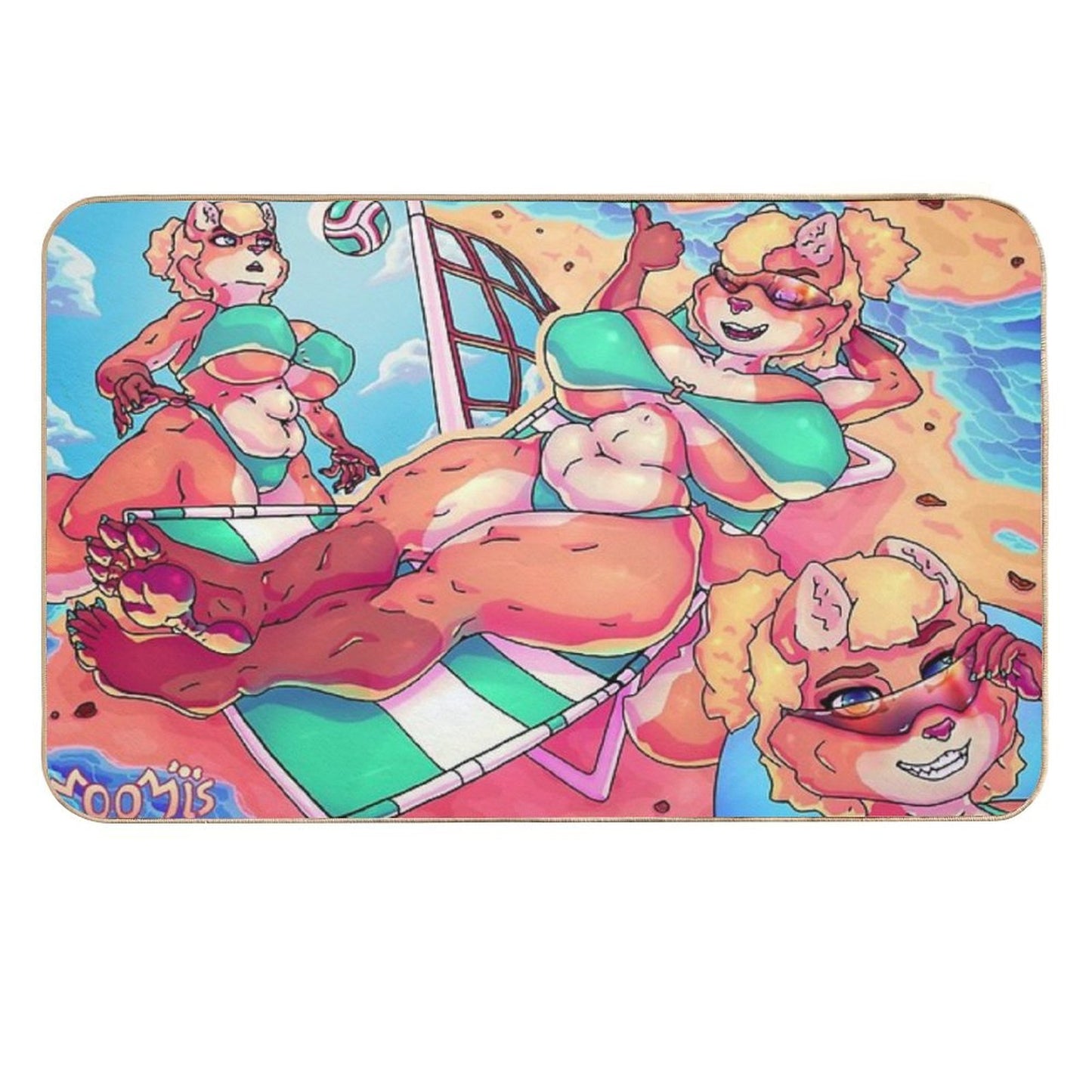 Day at The Beach Multi-Purpose Bath Mat