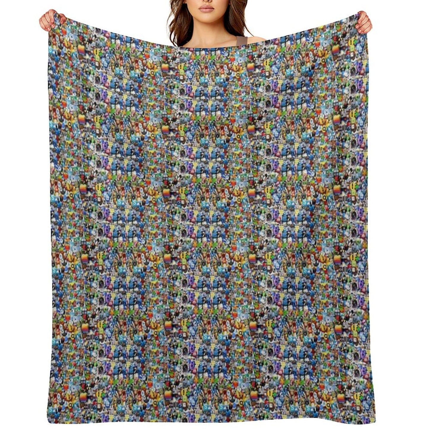 Free Shrink-resistant Throw Blanket