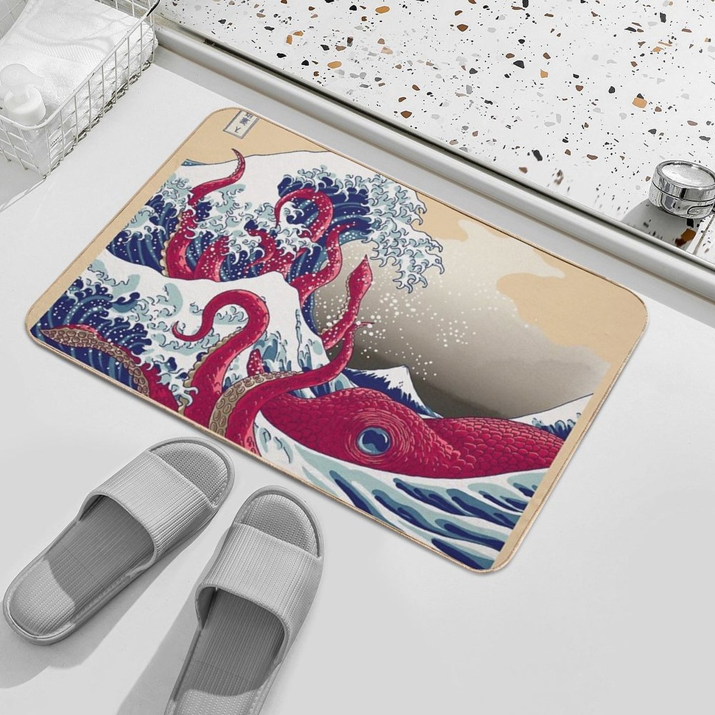 Hoktopusai Odorless Bath Mat