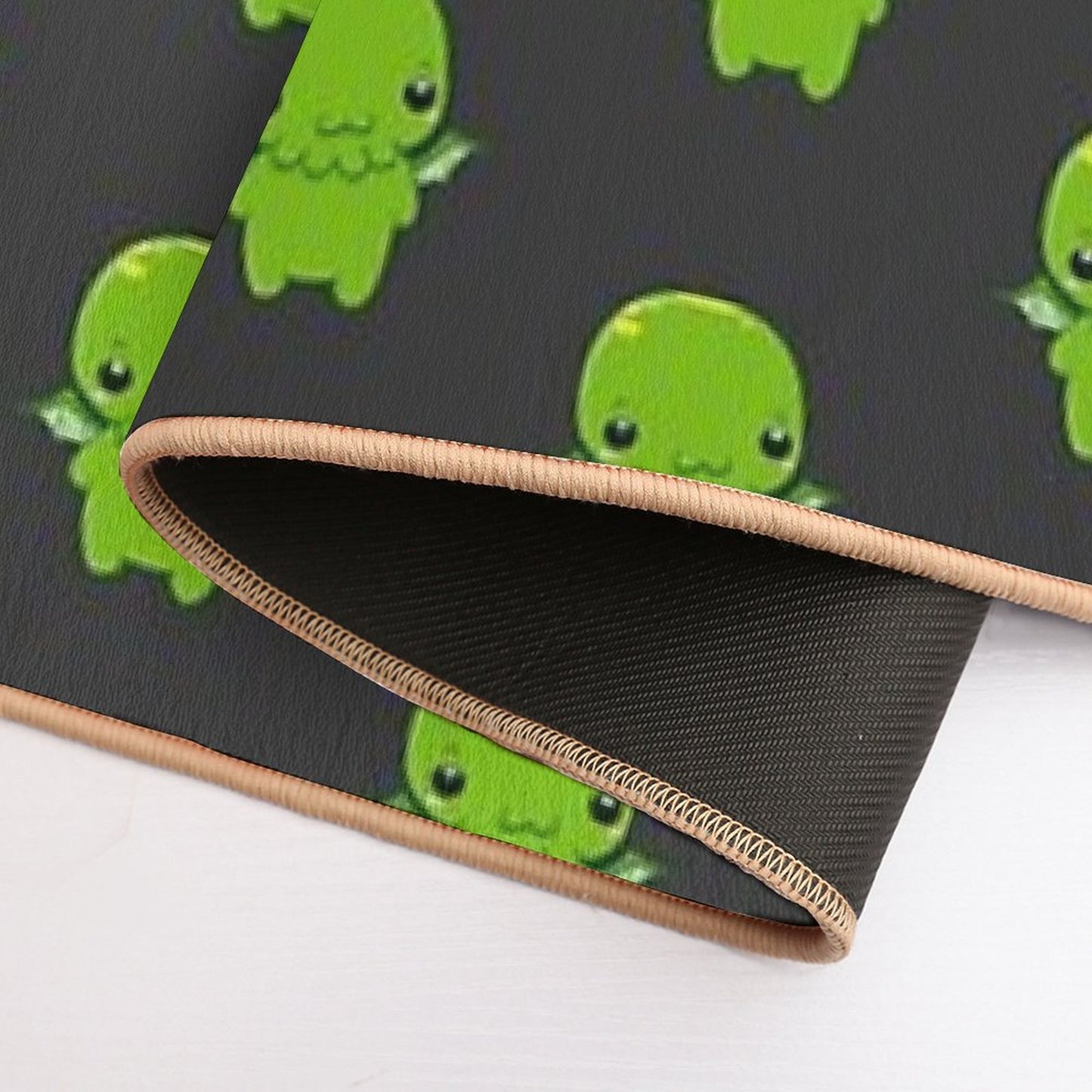 Chibi Cthulhu - The Green Monster Pet-Safe Bath Mat