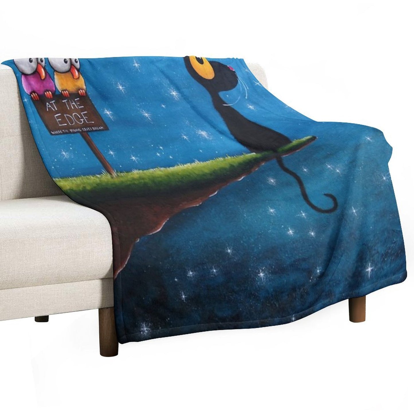 At The Edge Travel-friendly Throw Blanket