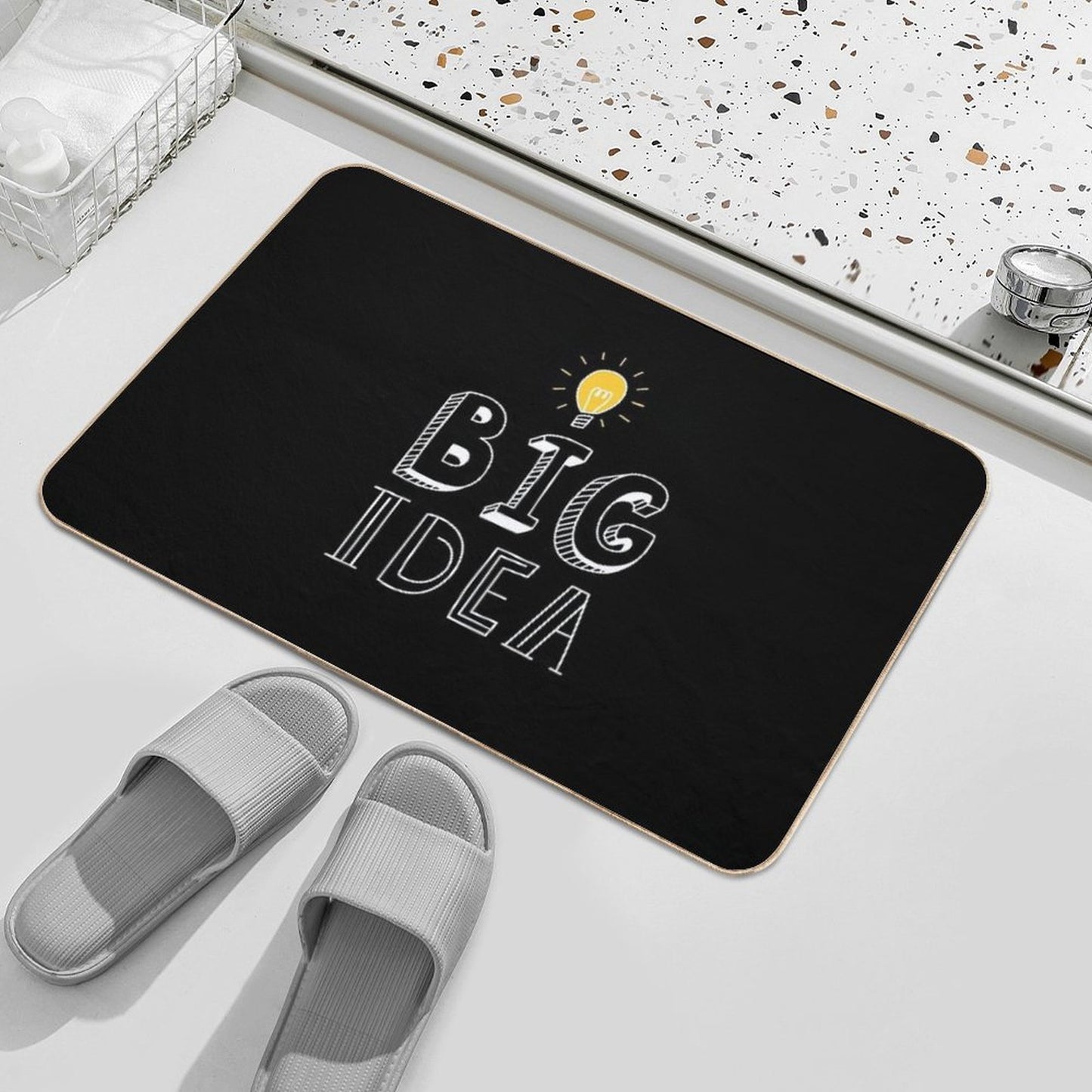 BIG IDEA Long-Lasting Bath Mat