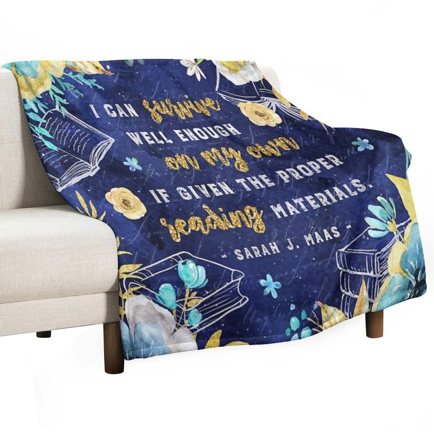 I Can Survive Machine-washable Throw Blanket