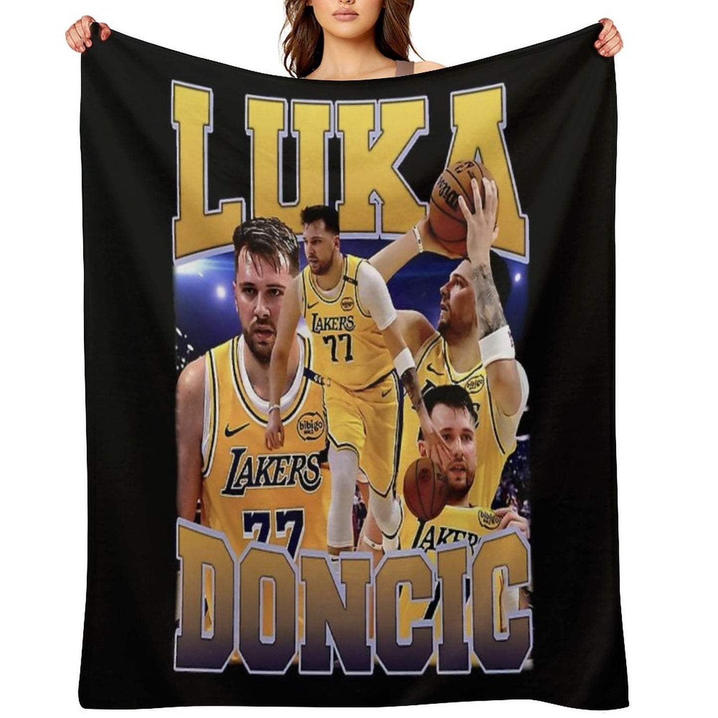 Luka Doncic Lightweight Throw Blanket