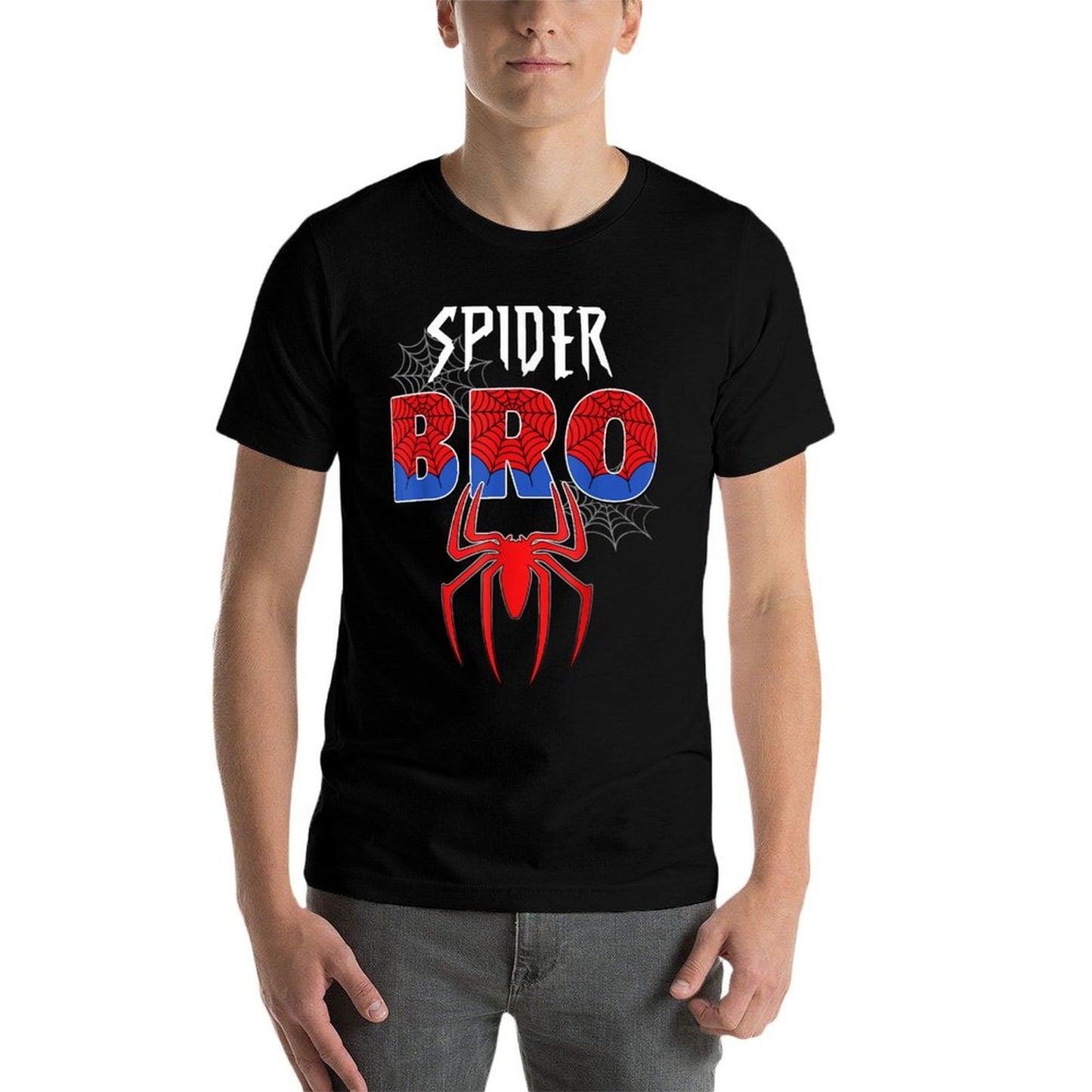 Funny Spider Bro For Birthday Matching Family Soft T-Shirt