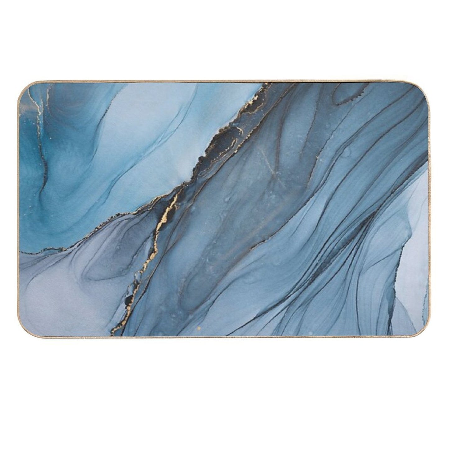 Mystery - Mixed Media Art Eco-Friendly Bath Mat