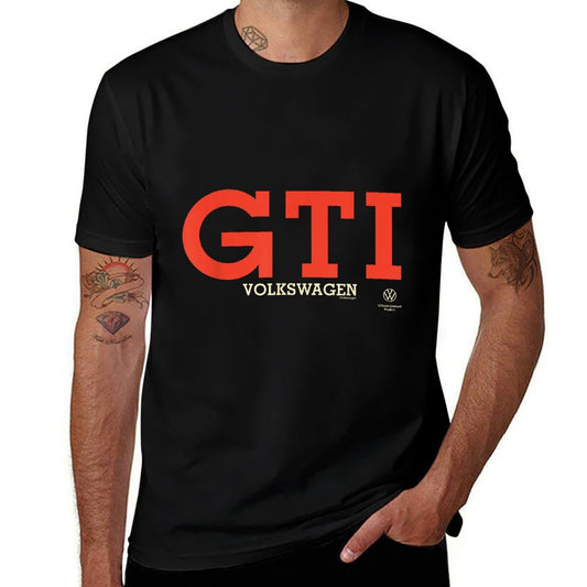 Volkswagen Golf GTI Retro Text  Moisture-wicking T-Shirt