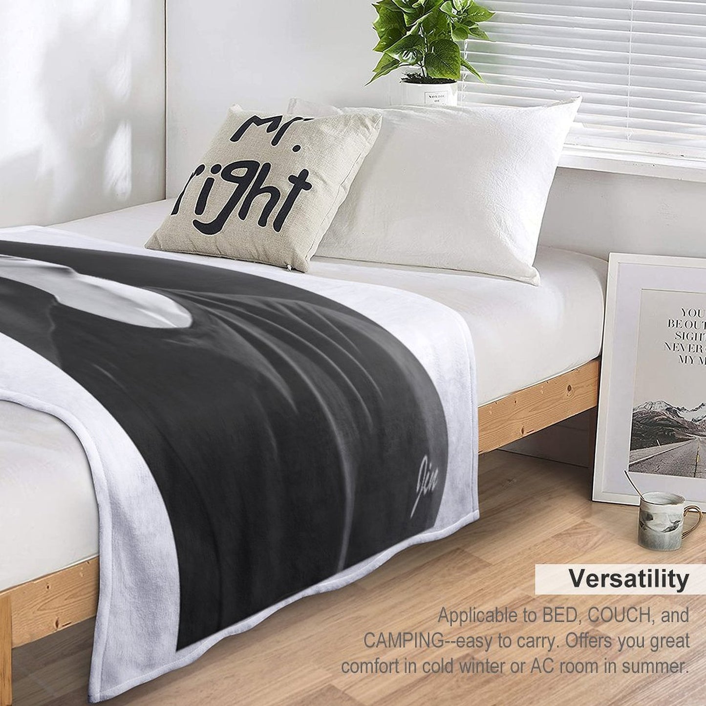 BTS Jin Sustainable Throw Blanket