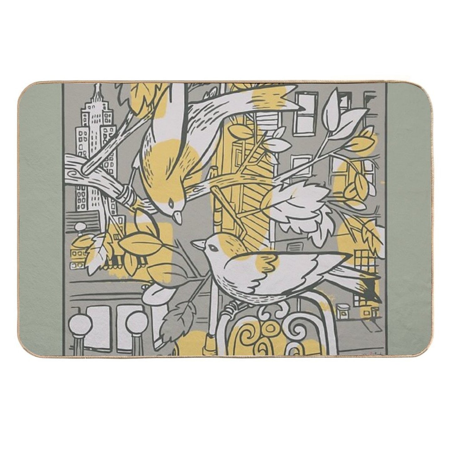 It's Nice To Be Home Dirt-Trapping Bath Mat