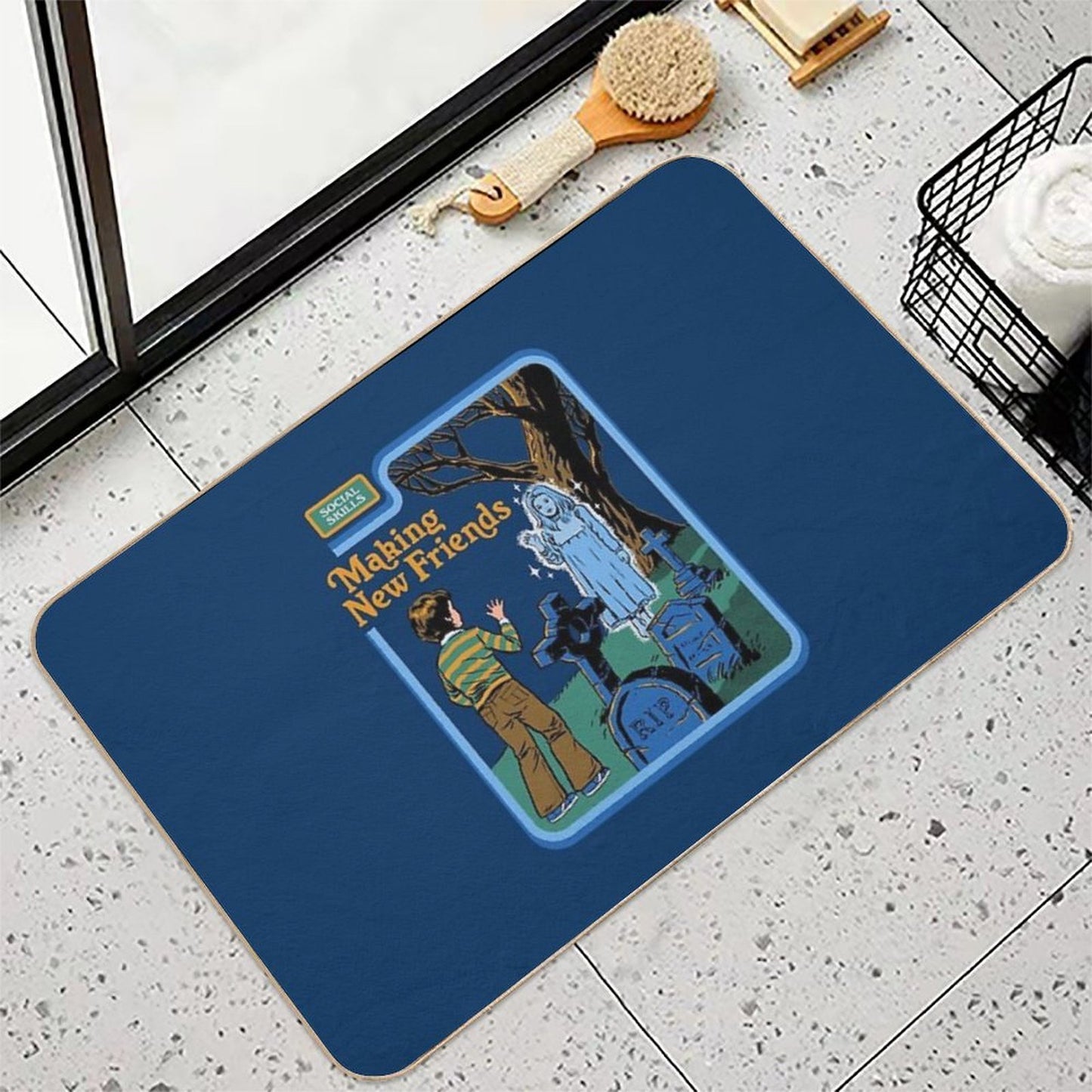 Making New Friends Non-Slip Bath Mat
