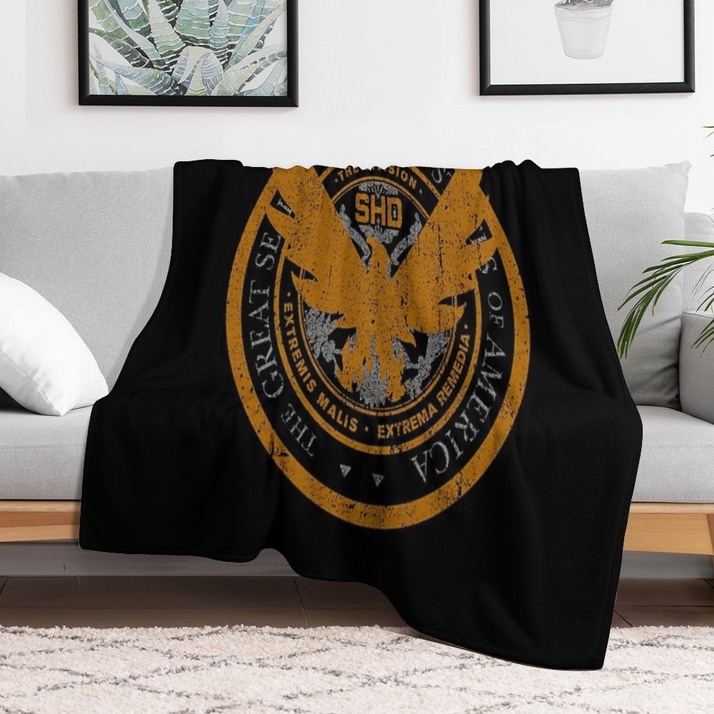 SHD Seal Quick-dry Throw Blanket