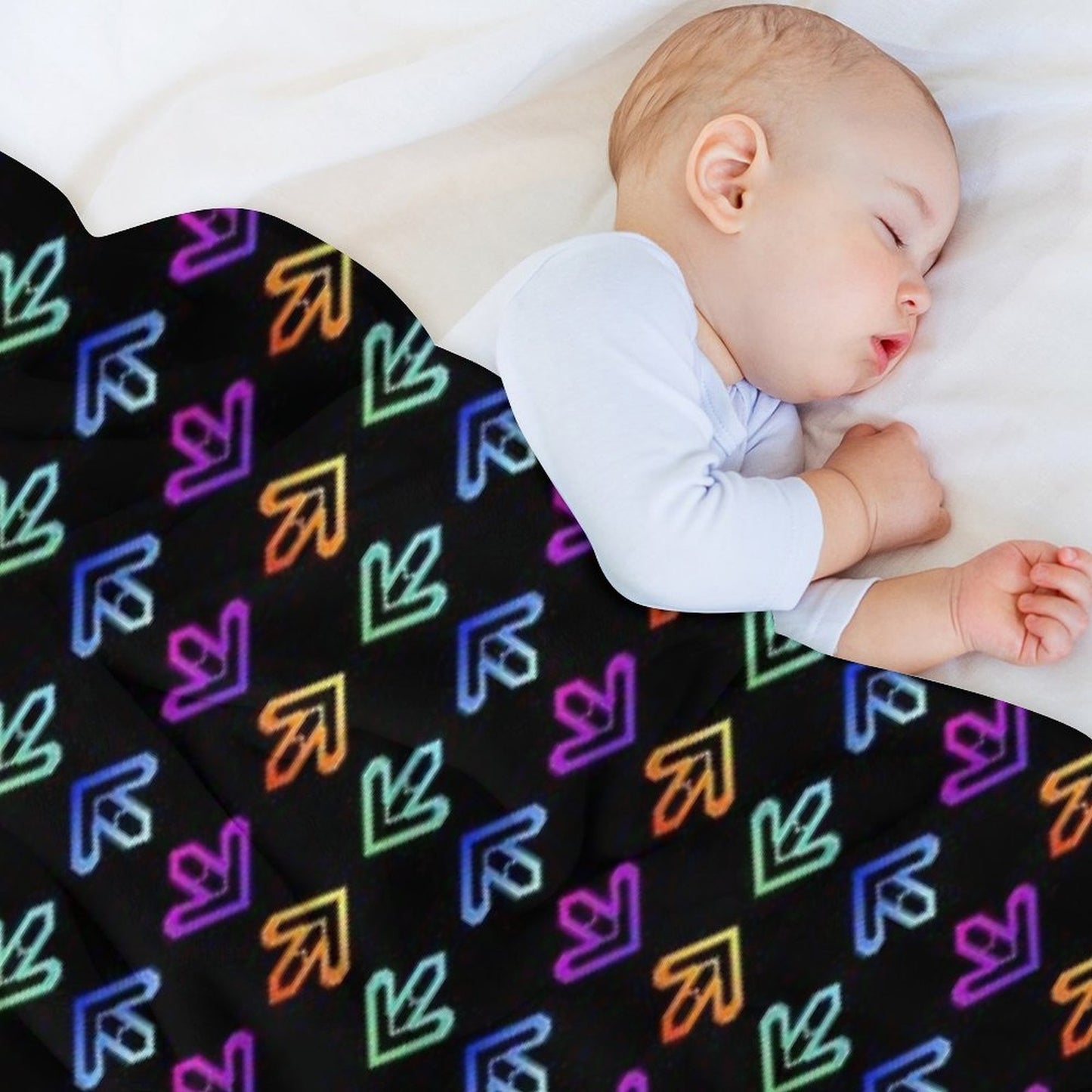Eat. Sleep. DDR. Repeat. - White Machine-washable Throw Blanket