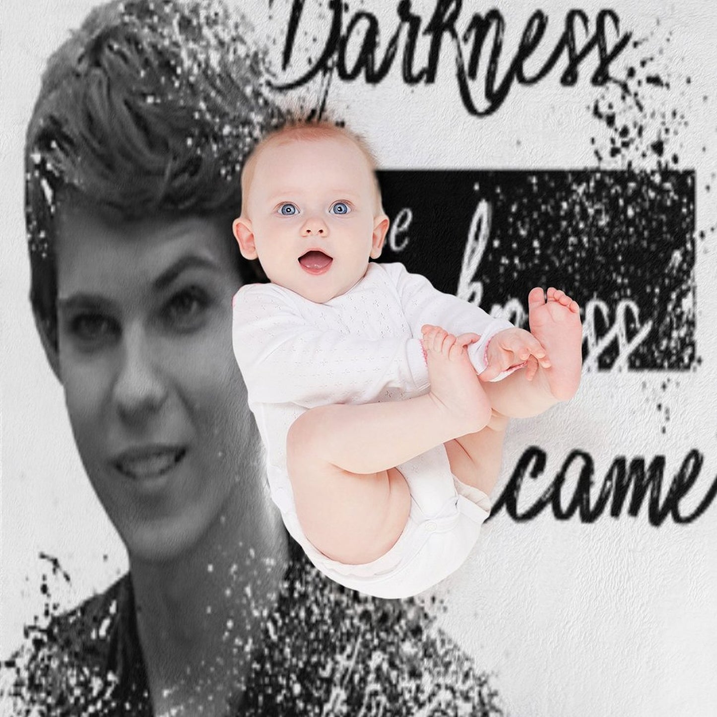 Darkness I Became - Peter Pan Versatility Throw Blanket