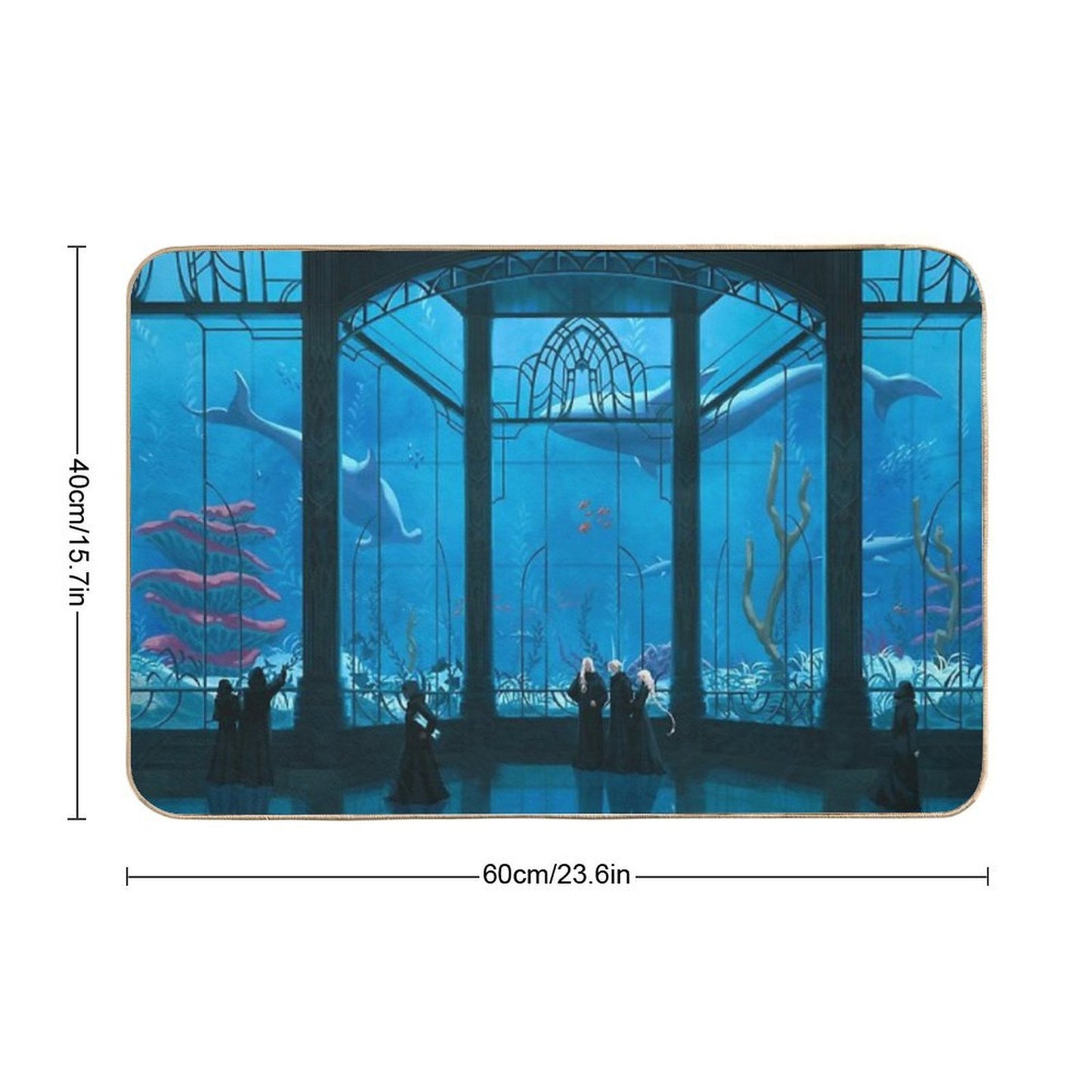 Akadaemia Ichthyology Rapid-Drying Bath Mat