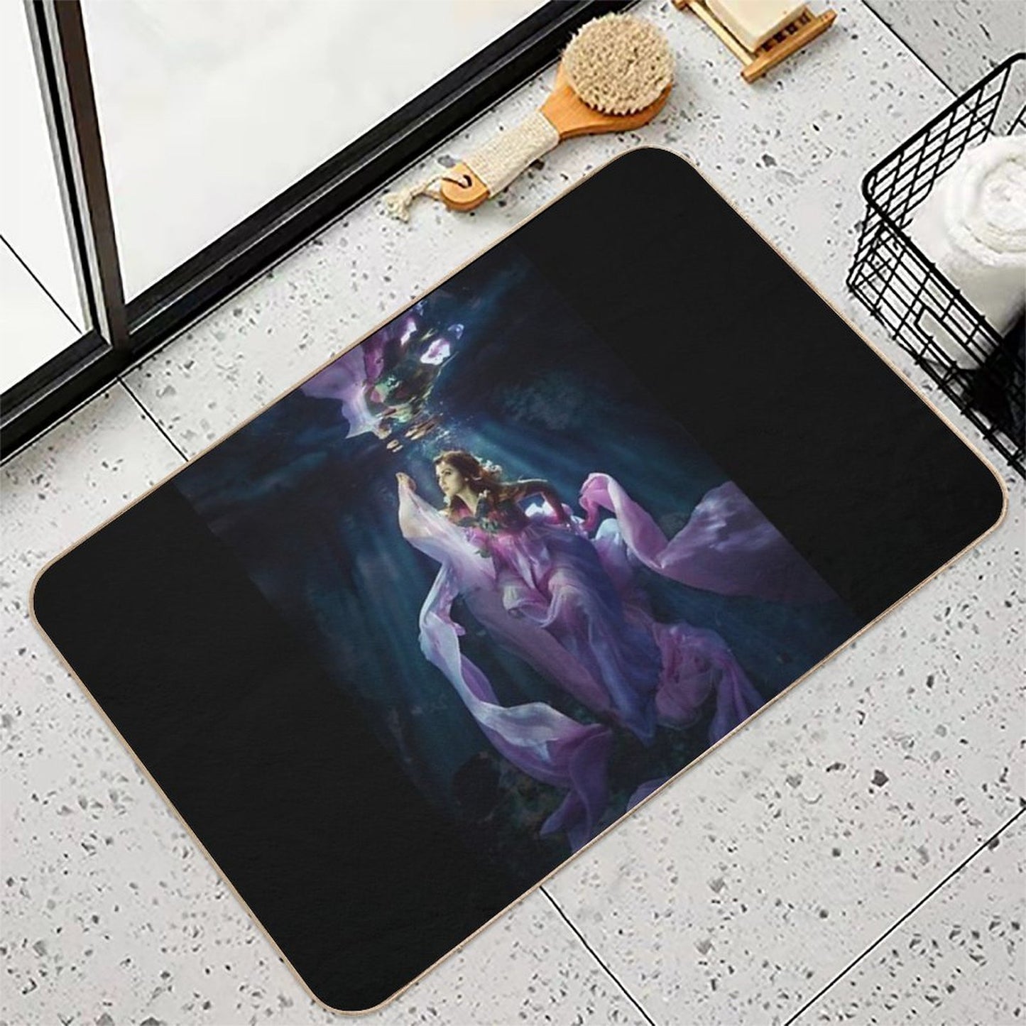Mermaid Repositionable Bath Mat