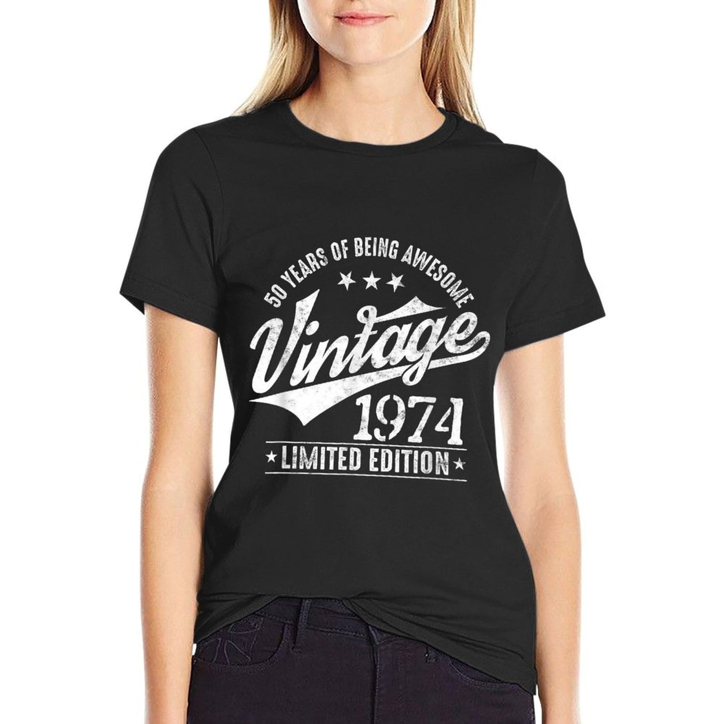 50 Year Old Gifts Vintage 1974 Limited Edition 50th Birthday Eco-friendly Material T-Shirt