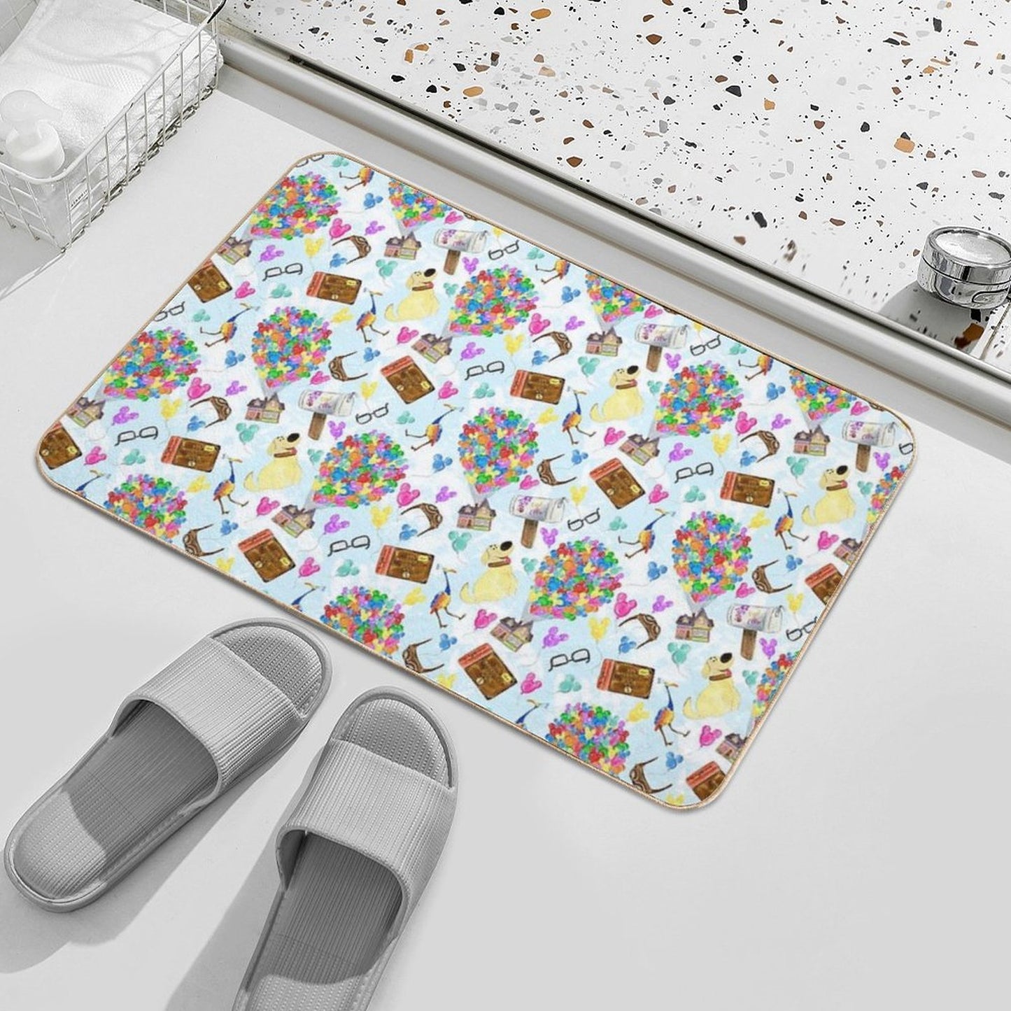 UP Movie Icons Pet-Safe Bath Mat