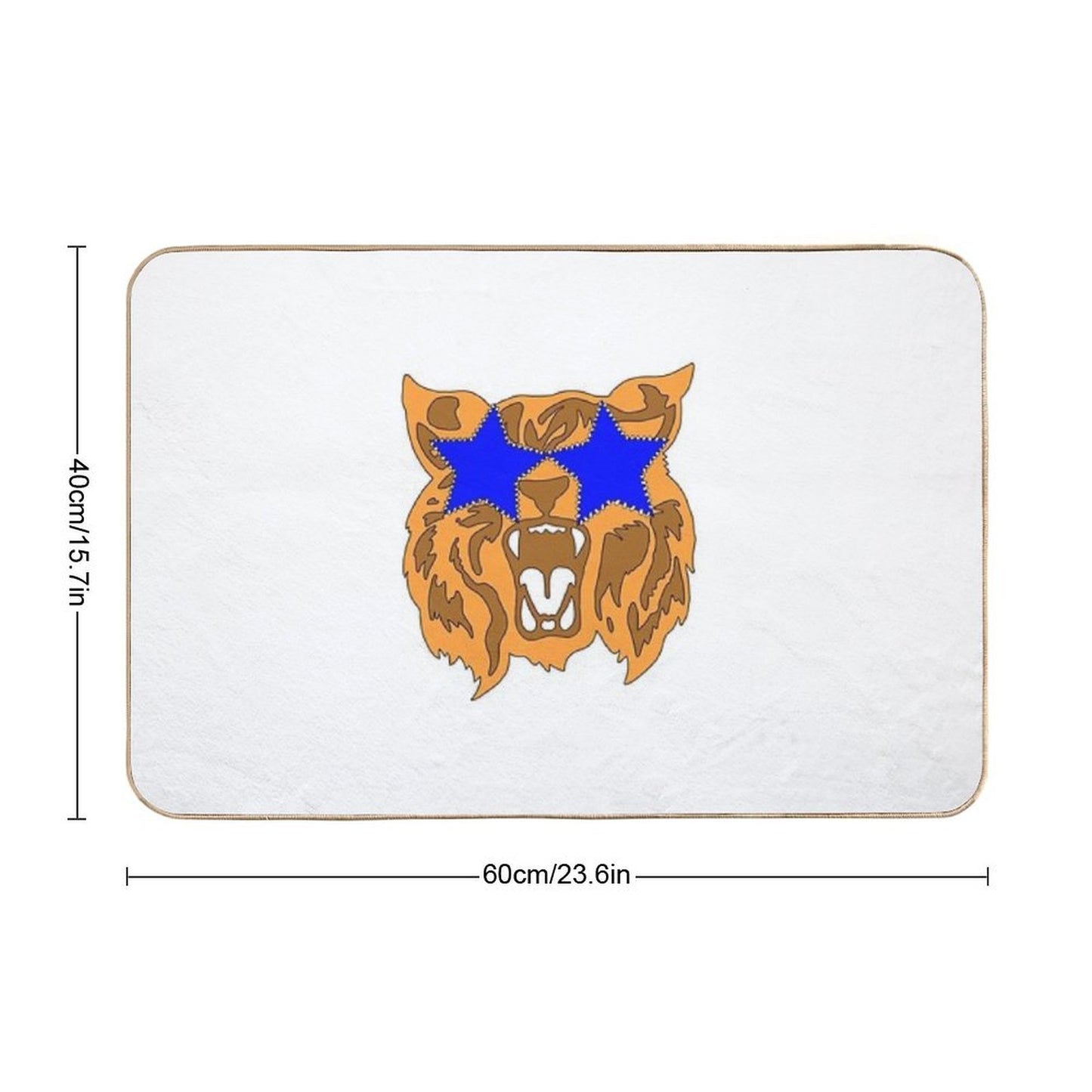Kentucky Wildcat Repositionable Bath Mat