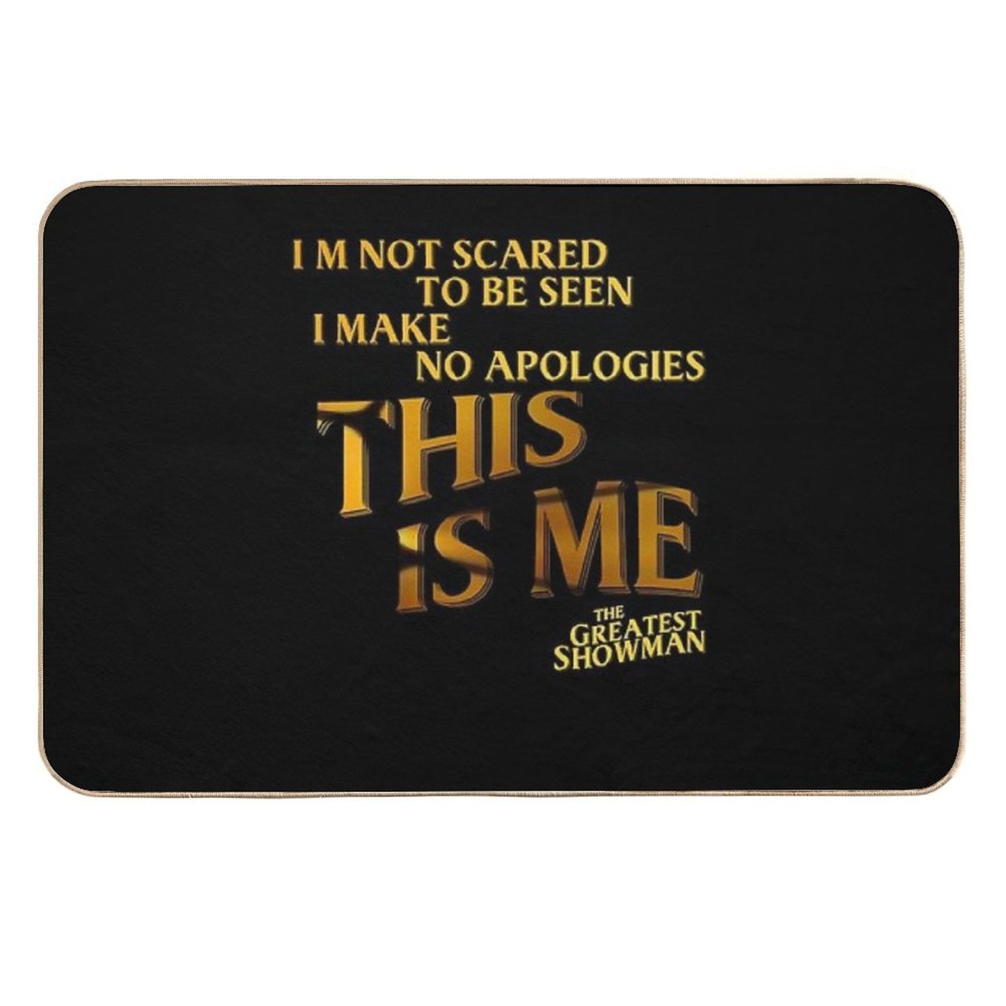 Retro Vintage This Is Me The Greatest Showman Gifts Movie Fan Pet-Safe Bath Mat
