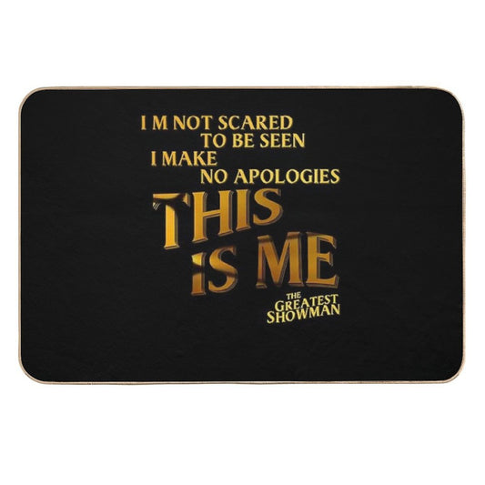 Retro Vintage This Is Me The Greatest Showman Gifts Movie Fan  Pet-Safe Bath Mat