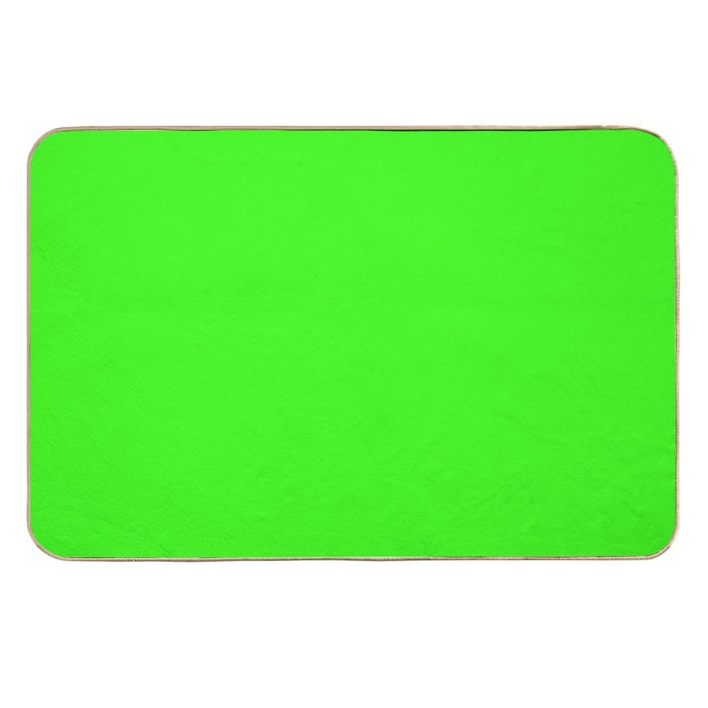 Color Neon Green Versatile Bath Mat