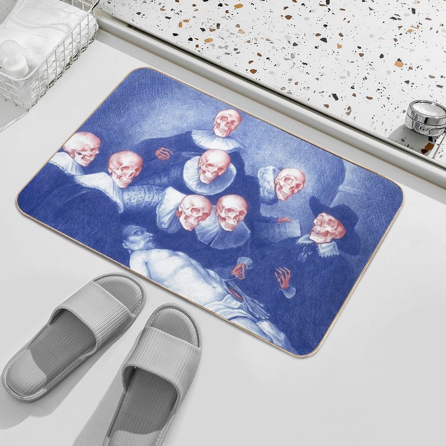 The Anatomy Lesson of Dr. Nicolaes Tulp Durable Bath Mat